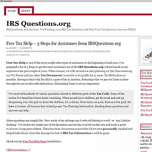 Irs Questions